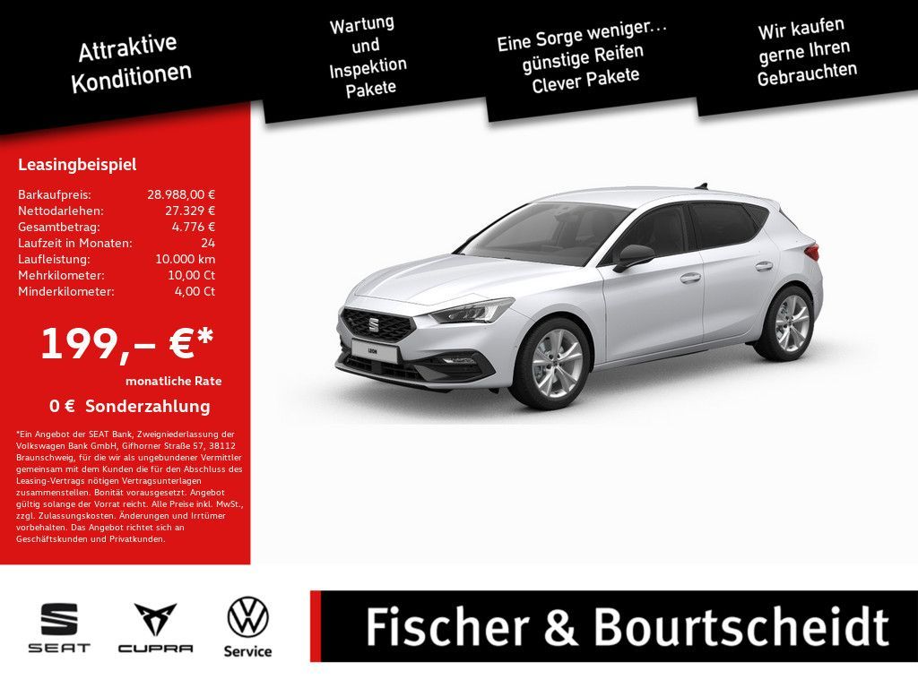 Seat Leon 2.0 TDI 110 kW FR SHZ NAVI ACC FACEL. LED Leasing