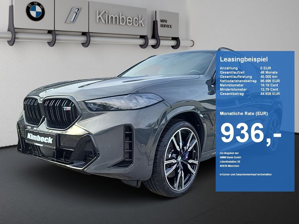 BMW X6 M60i xDrive M SPORT Massage Sitzbelüft Standh Leasing