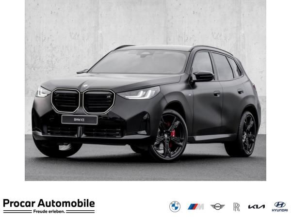BMW X3 M50 xDrive 21  M-Sport Iconic Glow AHK DA Lenkradheizung Frozen Black uvm. Leasing