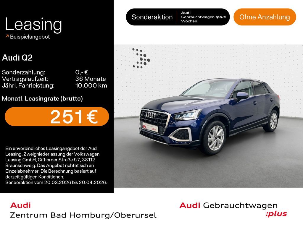 Audi Q2 Advanced 35 TFSI*Navi*LED*PDC*Virtual Cockpit Leasing