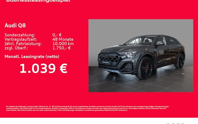 Audi Q8 TFSI E 290 KW Quattro Tiptronic 5dr Kauf