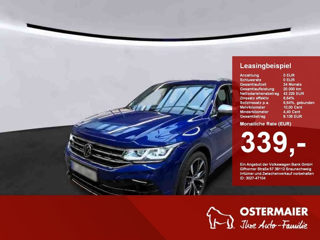Volkswagen Tiguan R 2.0TSI 3220PS DSG 4M ACC.AREA-VIEW.NAVI Leasing