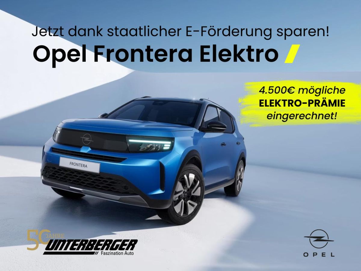 Opel Frontera Electric 44kWh Batterie 113PS - inkl. Winter-Paket - inkl. 4.500€ im Leasingangebot für Sie eingerec Leasing