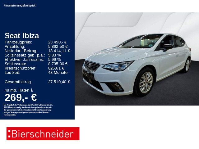Seat Ibiza 1.5 TSI DSG FR ACC LED NAVI SHZ CAM Leasing