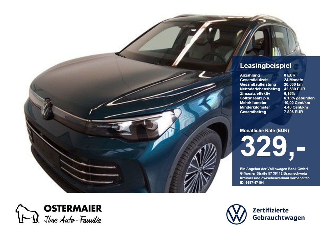 Volkswagen Tiguan ELEGANCE 1.5eTSI 204PS DSG HYBRID ACC.5J- Leasing