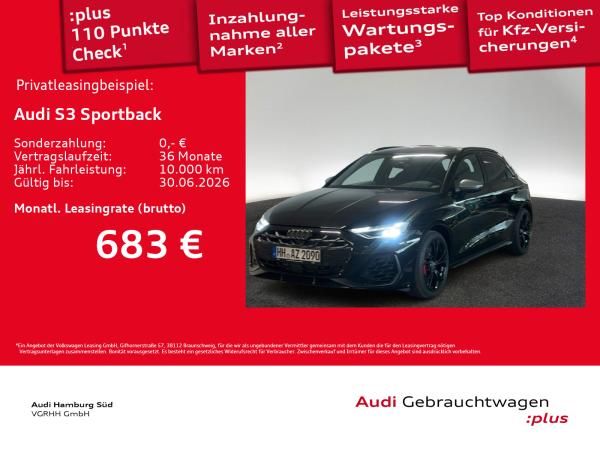 Audi S3 Sportback TFSI S tronic S LINE/NAV/KAMERA/ACC Leasing