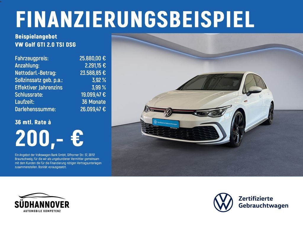 Volkswagen Golf GTI 2.0 TSI DSG LED+SHZ+PDC Leasing