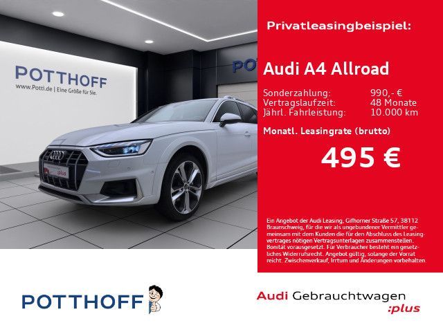 Audi A4 allroad 40 TDI Q STDHZG PANO MATRIX NAVI KAME Leasing