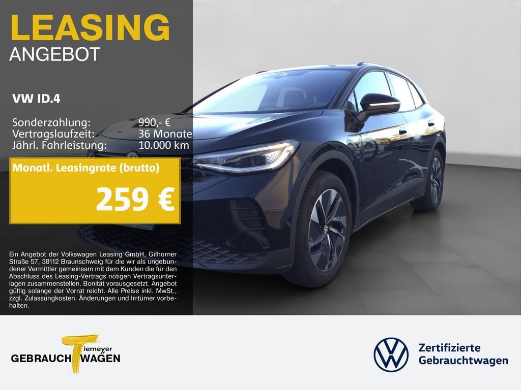 Volkswagen ID.4 PURE LM19 WÄRMEPUMPE NAVI SITZH Leasing
