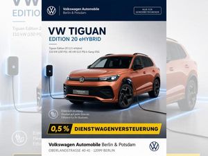 Volkswagen Tiguan 1.5 eHybrid OPF 110kW DSG EDITION 20  SONDERMODELL