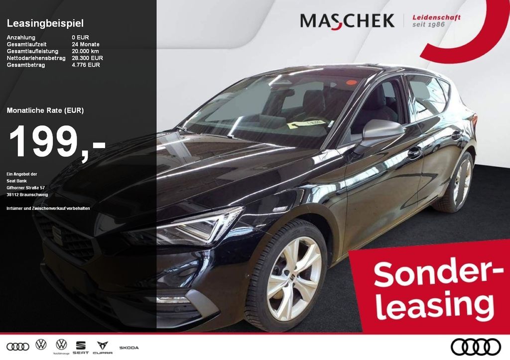 Seat Leon FR Sonderleasing DSG Navi Matrix RearView S Leasing