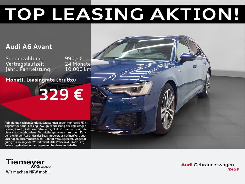 Audi A6 Avant 50 TFSIe Q 2x S LINE LM19 MEMORY MATRIX Leasing