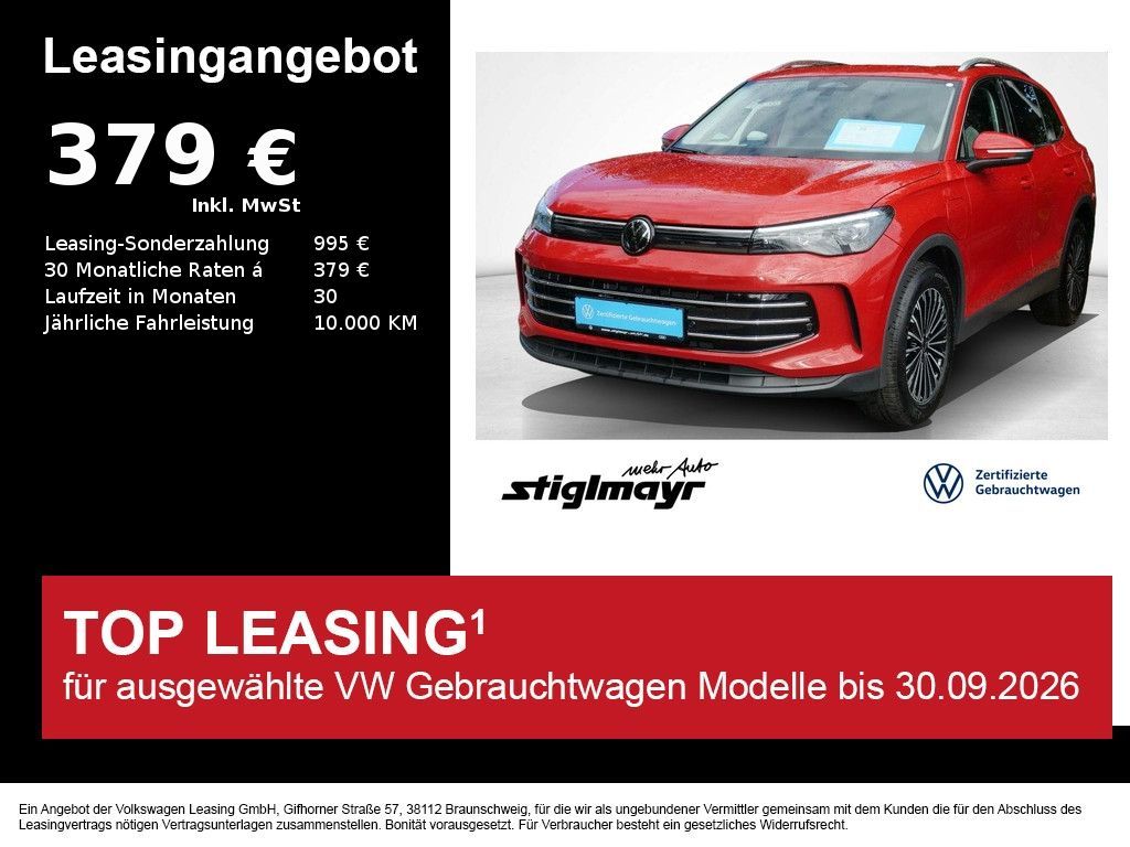 Volkswagen Tiguan Elegance 1.5 eHybrid ACC+AHK+DCC+HUD+PANO Leasing