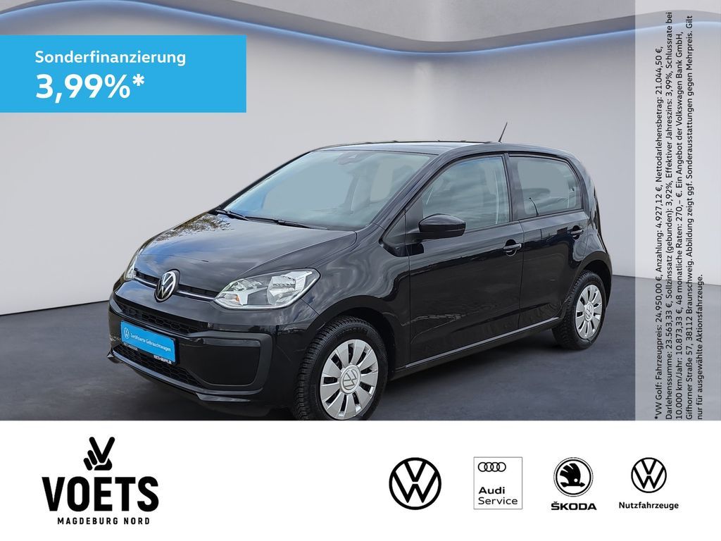 Volkswagen up! 1,0MPI Basis DAB+ZV+ESP+FREISPRECHANLAGE+ Leasing