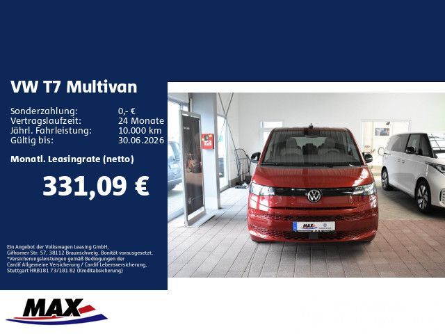 Volkswagen Multivan KÜ 1.5 TSI OPF 100 kW DSG TEMPO PDC Leasing