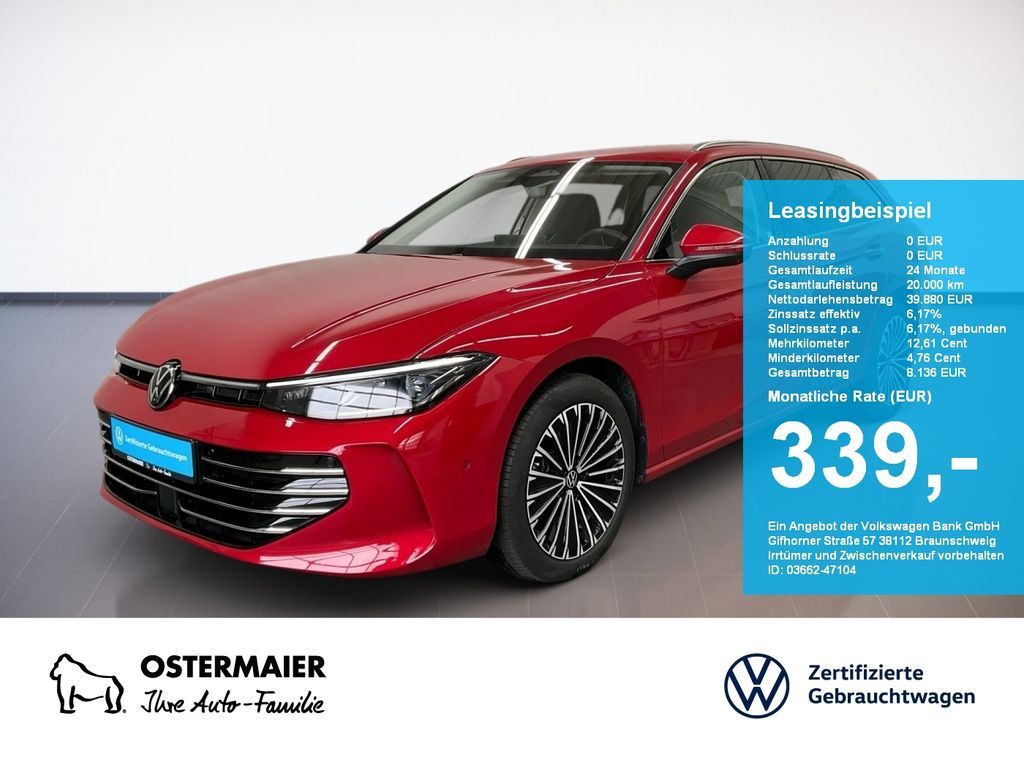 Volkswagen Passat Variant ELEGANCE 2.0TDI 150PS DSG NP.67T Leasing