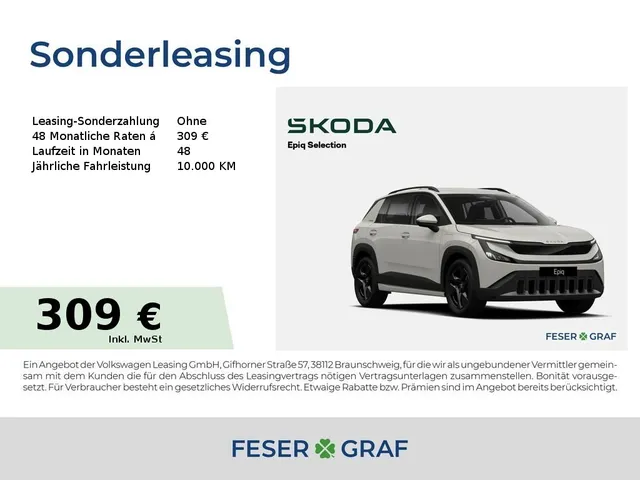 Skoda Epiq Selection 55 *AHK*Bestellfahrzeug 12M*