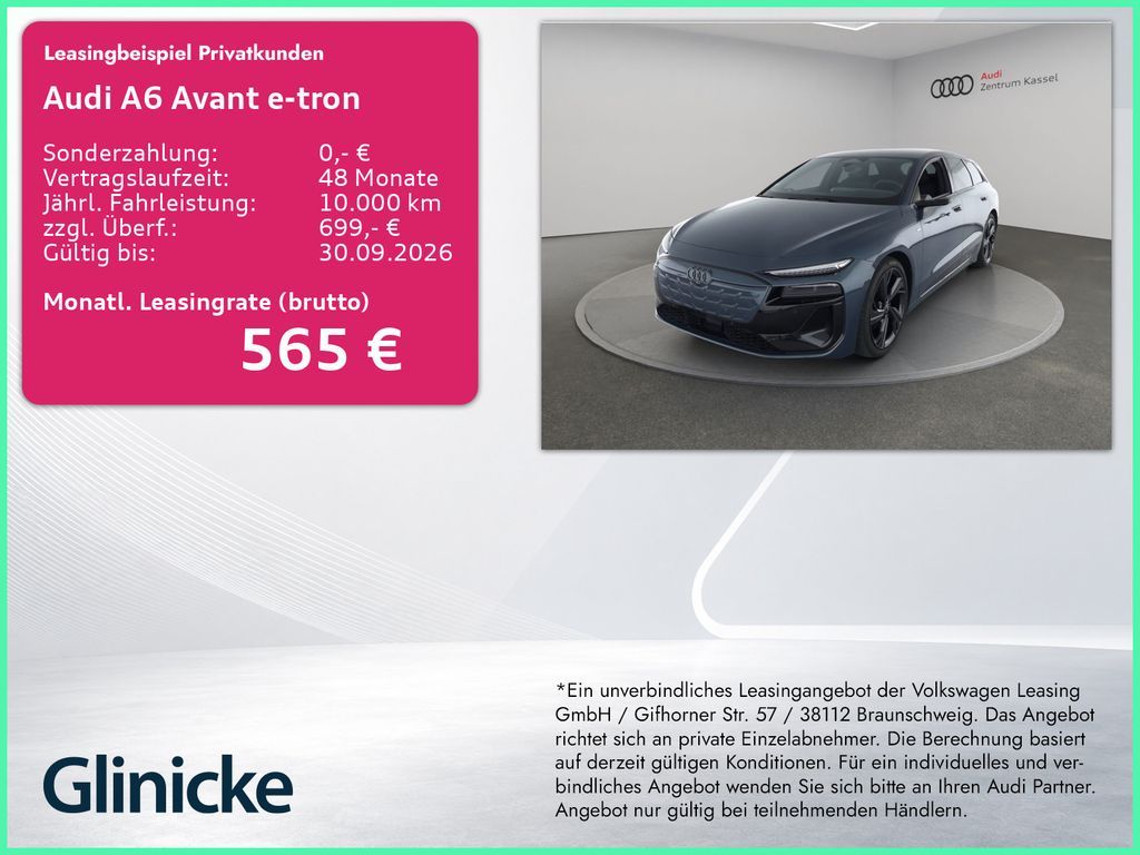 Audi A6 Avant e-tron S line Matrix B&O HuD AHK 360° Leasing