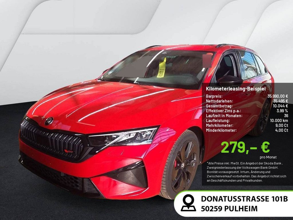 Skoda Octavia 2.0 TSI RS ACC NAVI MATRIX-LED AHK PANO Leasing