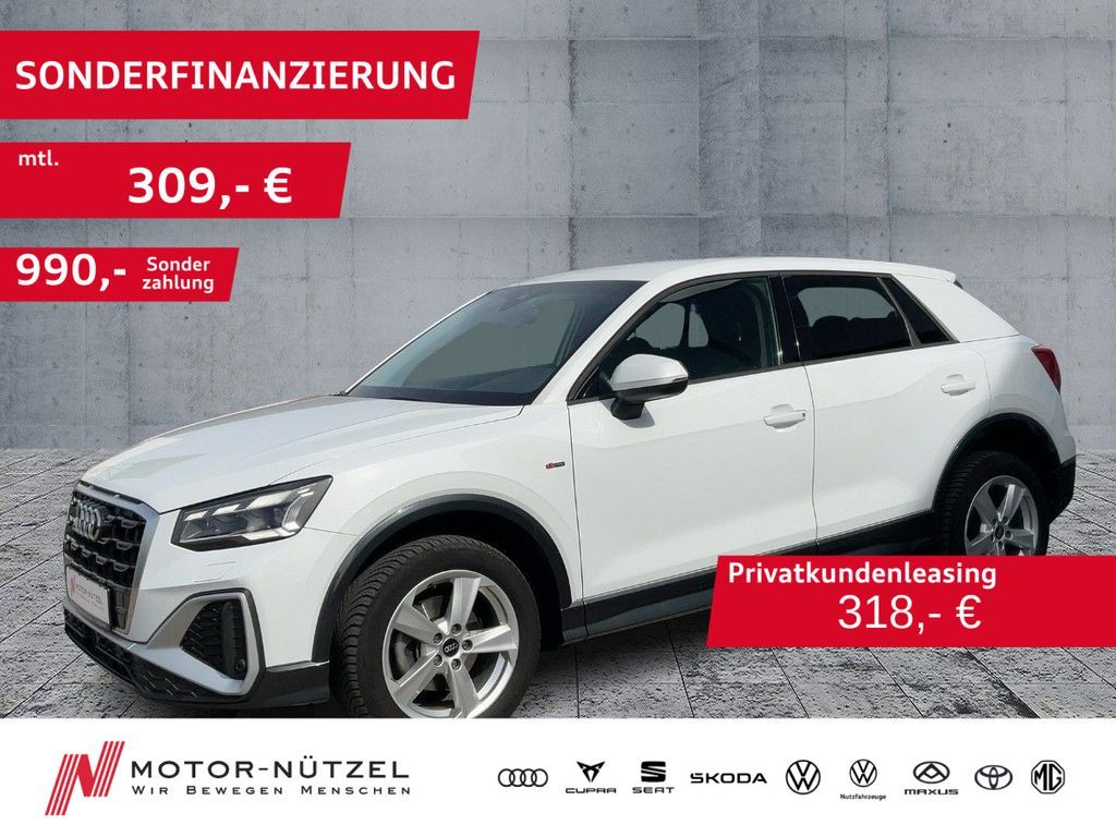 Audi Q2 35 TFSI S-TR S-LINE MATRIX+NAVI+APP+ACC+SHZ Leasing