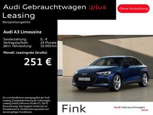 Audi A3 Limousine advanced S tronic LED AHK NAVI