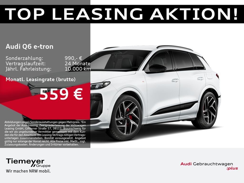 Audi Q6 e-tron Q 2x S LINE LM21 LEDER BuO AHK Leasing