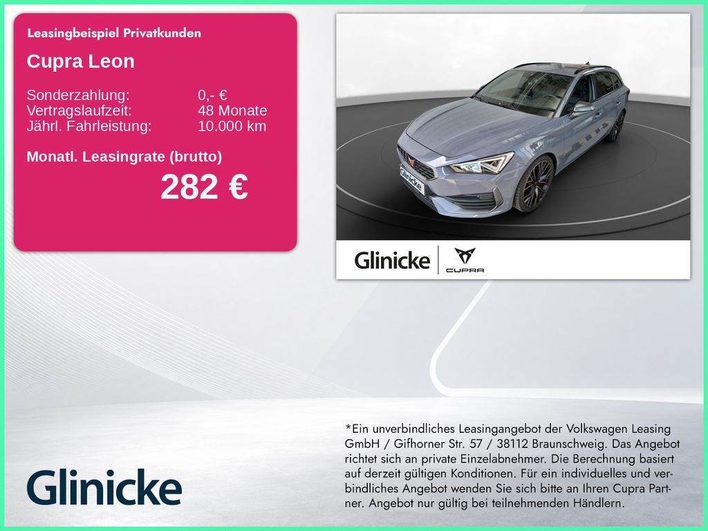 Cupra Leon ST VZ 2.0 TSI 4D AHK LED LM 19