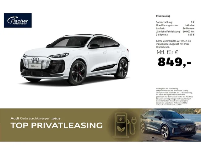 Audi SQ6 e-tron Sportback AHK/B&O/P-Dach/Bei.Dis/HUD