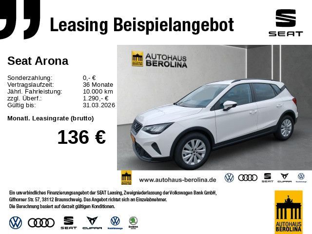 Seat Arona 1.0 TSI Road Edition DSG *NAV*GRA*PDC*SHZ* Leasing