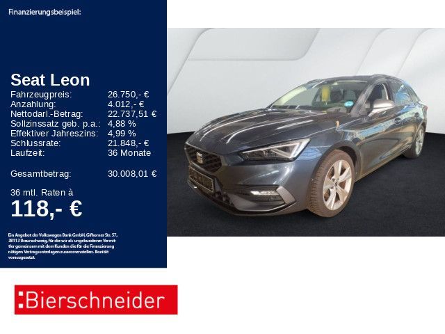 Seat Leon SP 1.5 TSI DSG FR-Line MATRIX ACC NAVI CAM Leasing