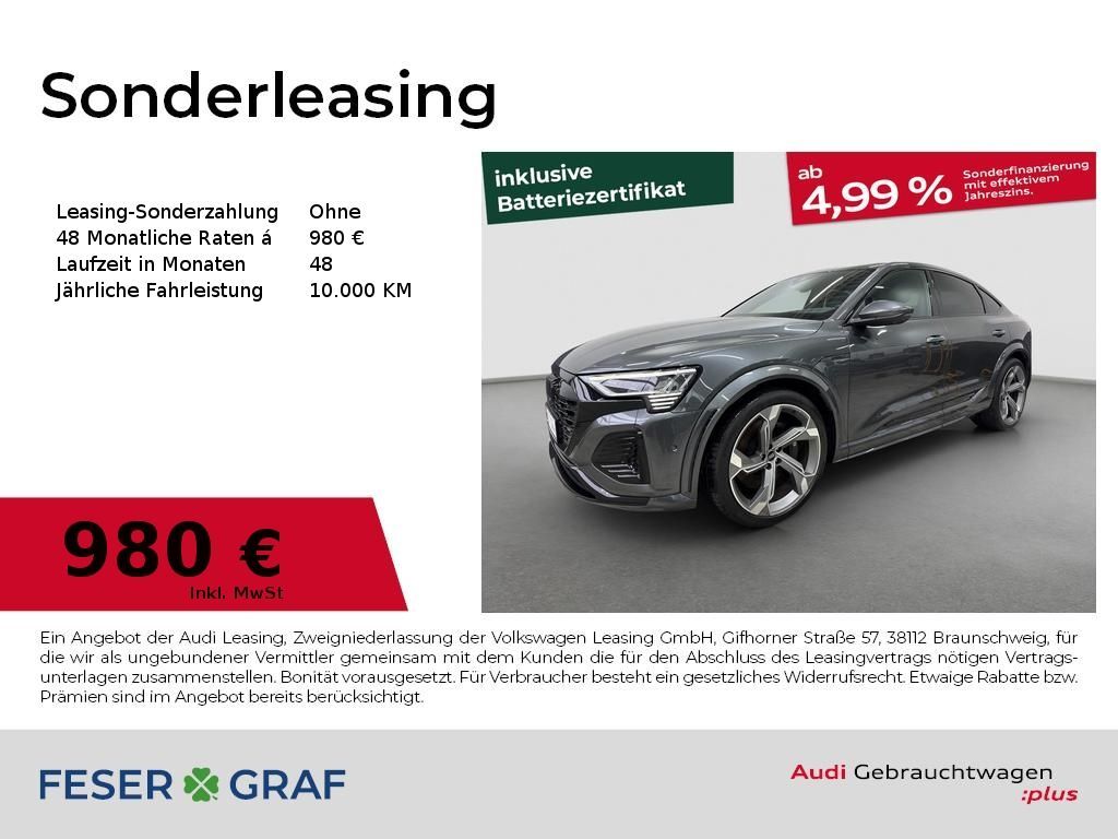 Audi SQ8 Sportback e-tron NP: 139.000.- AHK Pano B&O Leasing