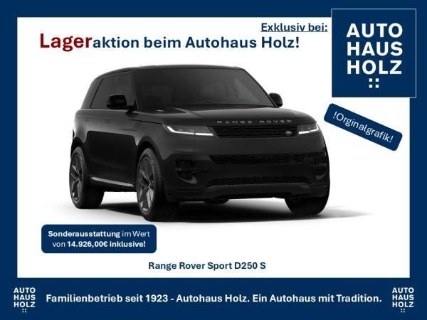 Land Rover Range Rover Sport D250 S - 22 ZOLL DARK GREY - AHK - FAHRASSISTENT PREMIUM - PANO Leasing