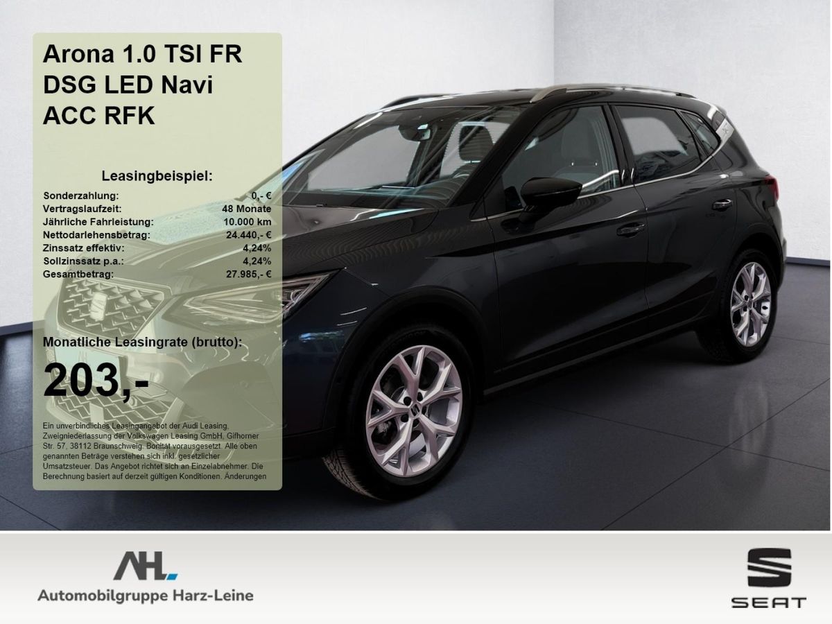 Seat Arona 1.0 TSI FR DSG LED Navi ACC RFK ACC AUT LM Leasing