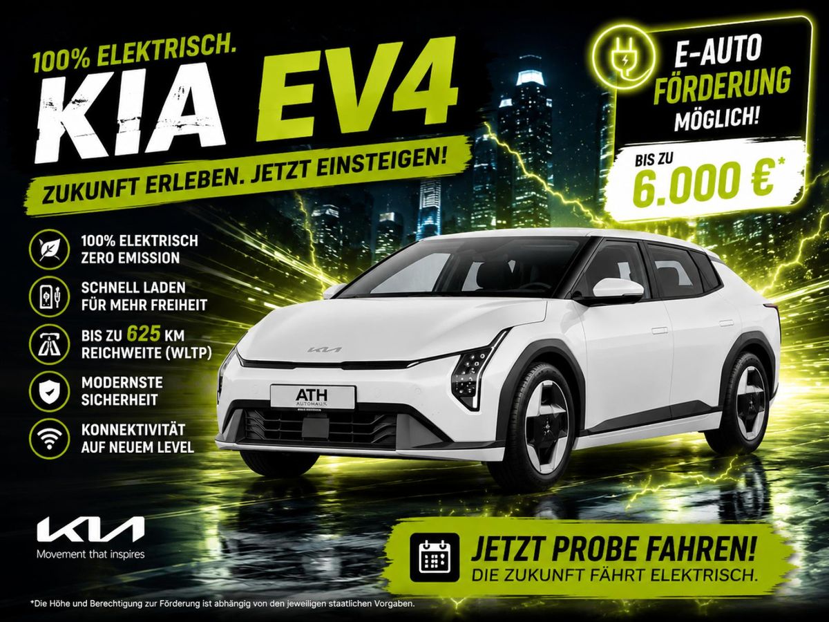 Kia EV4 AKTION 58 kWh 150 kW Air Frontantrieb Leasing