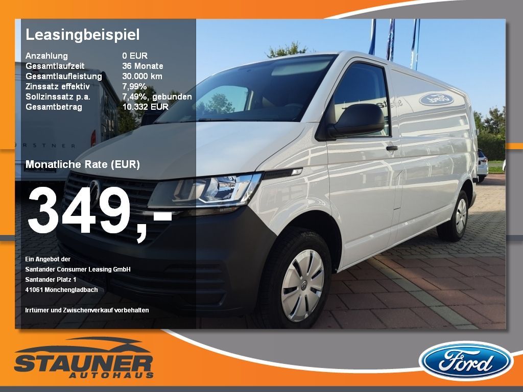 Volkswagen T6.1 Transporter 2.0 TDI Kasten FWD lang Klima G Leasing