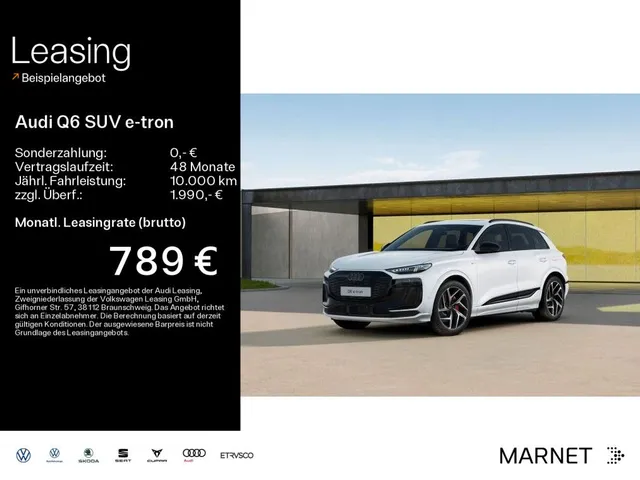 Audi Q6 SUV e-tron quattro 315 kW
