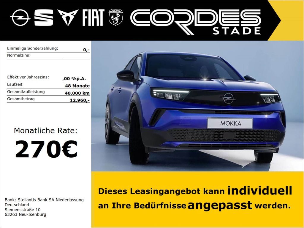 Opel Mokka-e Electric Edition Digitales Cockpit LED A Leasing