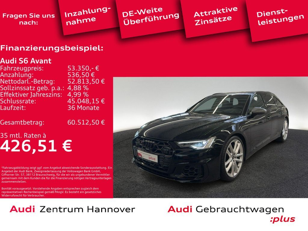 Audi S6 Avant 3.0 TDI quattro HeadUp Standh Pano B&O Leasing