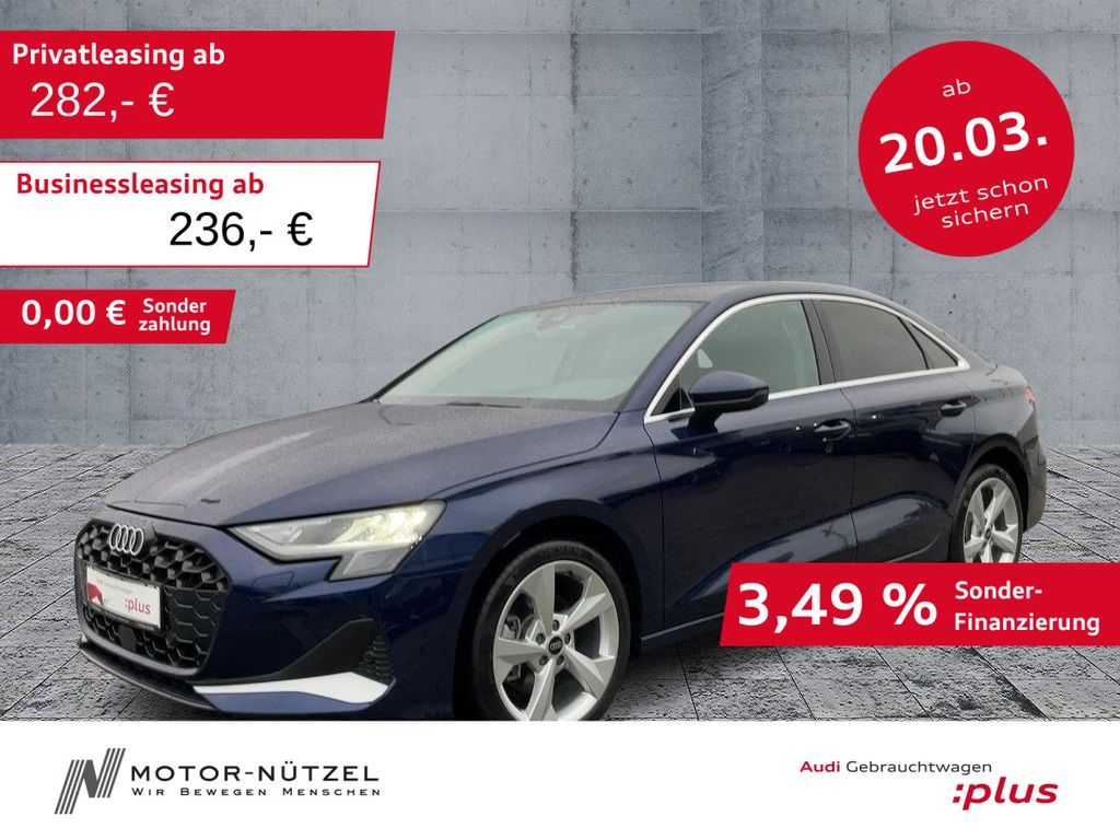 Audi A3 Limousine 35 TFSI S-TR ADVANCED LED+NAVI+AHK Leasing
