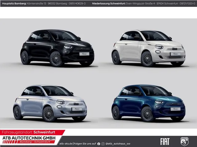 Fiat 500e ICON + Komfortpaket 42 kWh PDCv+h Rückfahrk