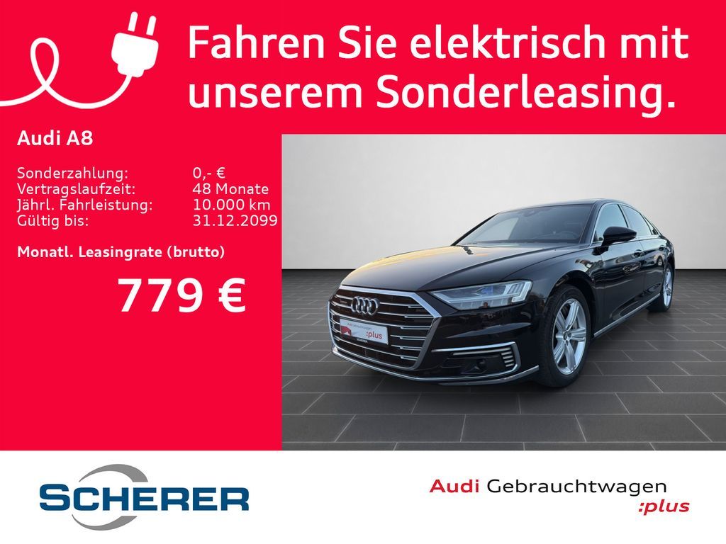 Audi A8 60 TFSIe quattro tiptronic LASER PANO B&O Leasing