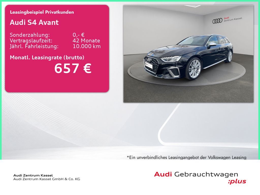 Audi S4 Avant 3.0 TDI quattro LED Navi PDC+ Alcantara Leasing