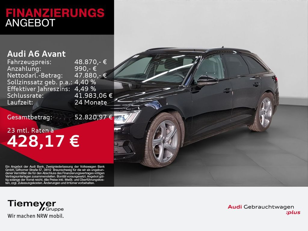 Audi A6 Avant 45 TDI Q ADVANCED LM19 MEMORY AHK KAMER Leasing