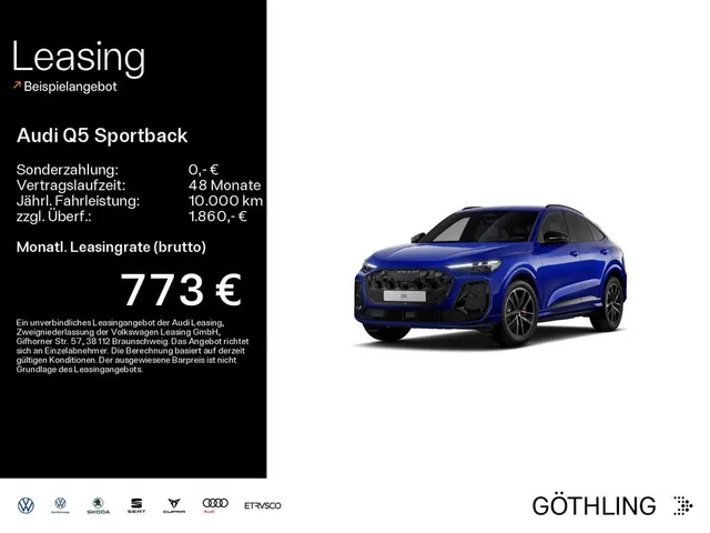 Audi Q5 Sportback e-hybrid S line qu 220 kW S tronic
