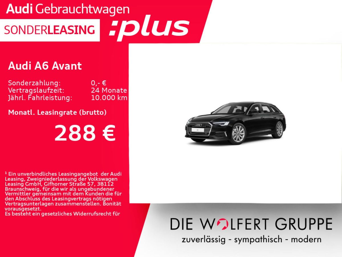 Audi A6 Avant design 45 TFSI quattro S tronic PANO*ACC Leasing