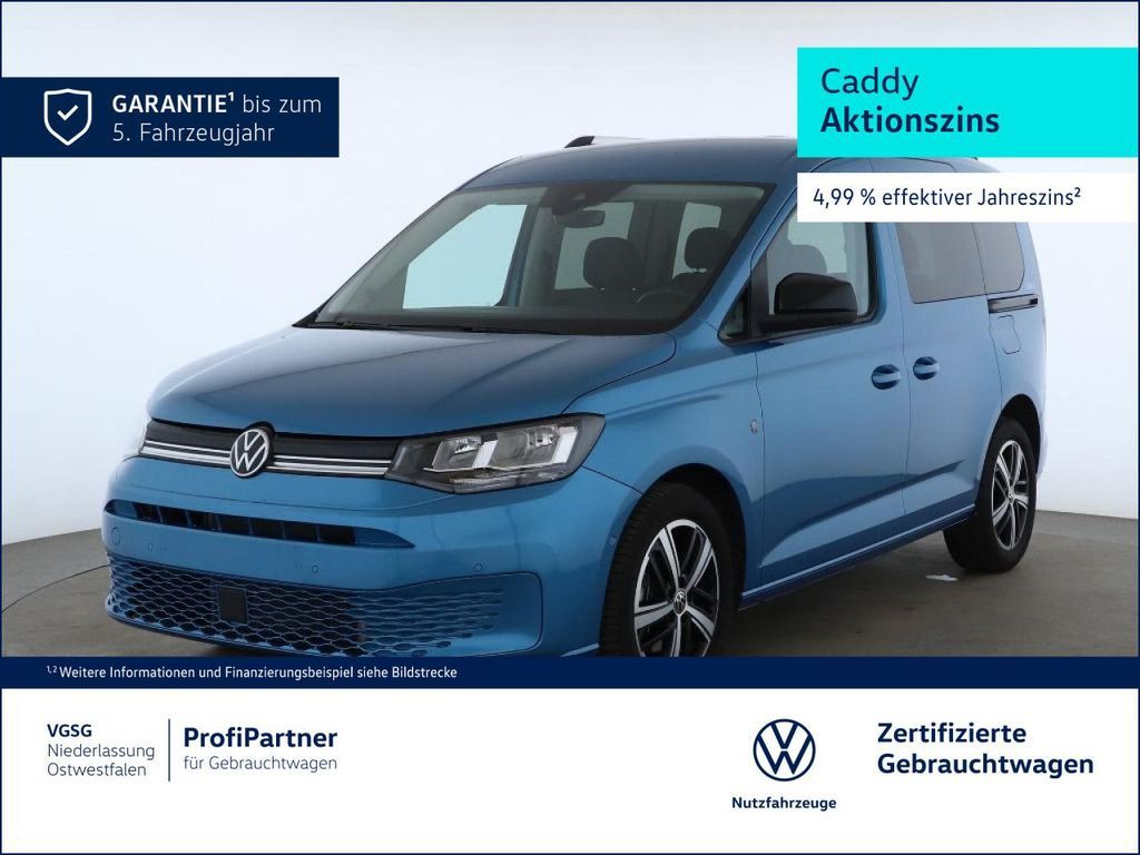 Volkswagen Caddy Goal AHK Navi SideAssist Bluetooth Klima Leasing