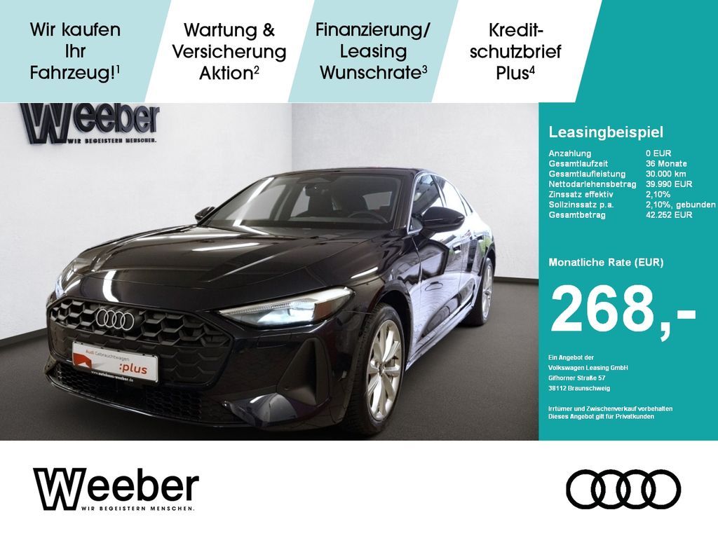 Audi A5 Lim. quattro NAVI*KAMERA*18LM*LED*5J GAR Leasing