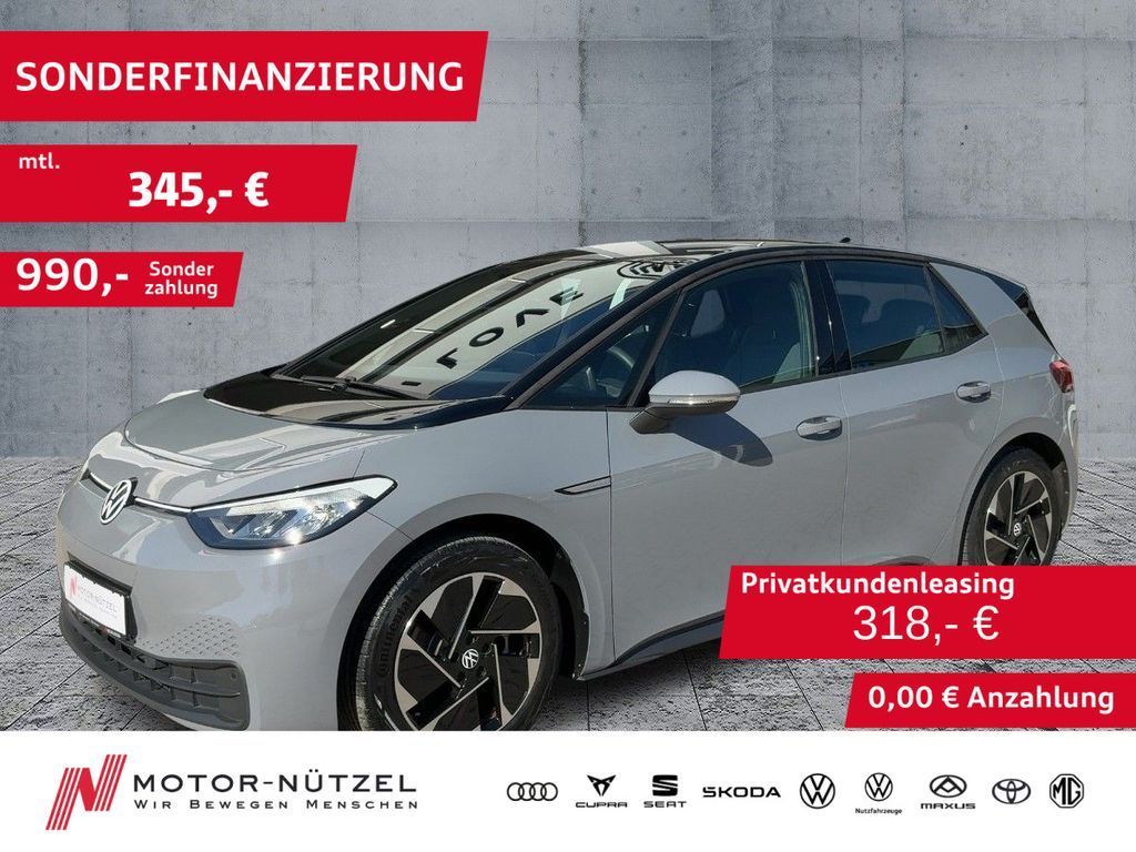 Volkswagen ID.3 110kw Pure Performance LED+NAVI+DAB+18Z.ALU Leasing