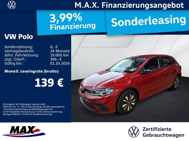 Volkswagen Polo 1.0 TSI LIFE GOAL DSG LED+KAMERA+AHK+ACC+DC Leasing