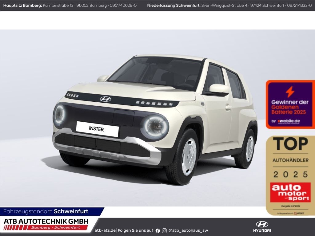 Hyundai INSTER 42 kWh Select 2WD 97PS Navi digitales Coc Leasing